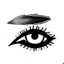 Evil Eye tattoo design idea