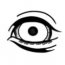 Evil Eye tattoo design idea