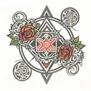 defqon 1 festival logo tattoo design idea