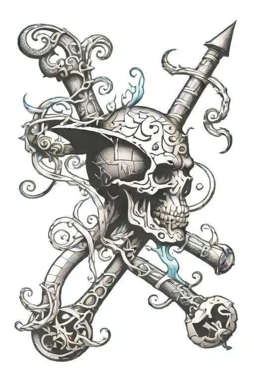 malsain word in typographie tattoo design idea