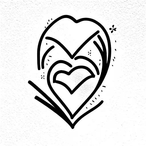 match it with love tattoo design idea