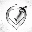 match it with love tattoo design idea