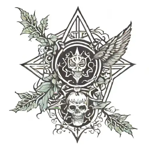 pagan inspired tattoo tattoo design idea