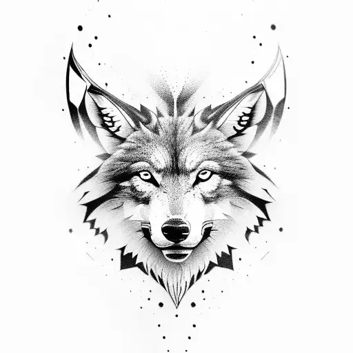 dacian wolf tattoo design idea