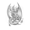 draco tattoo design idea