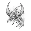 draco tattoo design idea