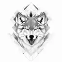 dacian wolf tattoo design idea