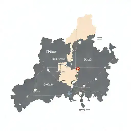 a map showing travel from New jersey, New York, Connecticut, New Hampshire, Maine, Vermont, and Quebec to Massachusetts  tattoo design idea