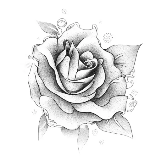 negative space flowers blackout sleeve tattoo design idea