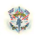 british wildlife tattoo design idea