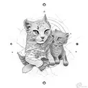 "stay" written in Morse code tattoo design idea