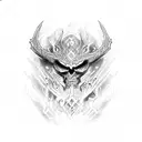 shadow fiend  tattoo design idea