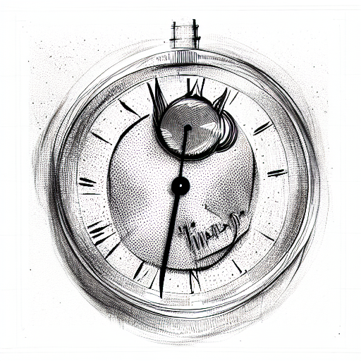 time waits for no one tattoo design idea