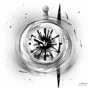 time waits for no one tattoo design idea