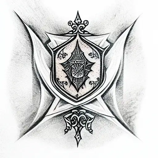 knights of the round table  tattoo design idea