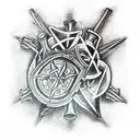 knights of the round table  tattoo design idea