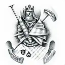 knights of the round table  tattoo design idea