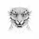 444 tattoo design idea