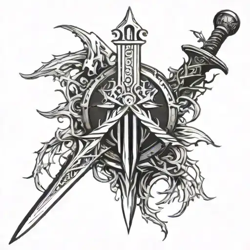The Witcher's Sword  tattoo design idea