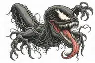Venom tattoo design idea
