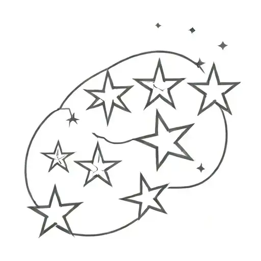 velaris three stars tattoo design idea