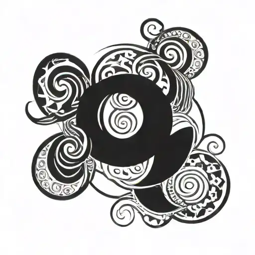 Unfazed, Stoicism symbolized tattoo design idea