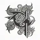 Unfazed, Stoicism symbolized tattoo design idea