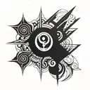 Unfazed, Stoicism symbolized tattoo design idea