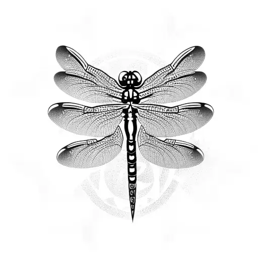 Dragonfly tattoo design idea