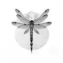 Dragonfly tattoo design idea