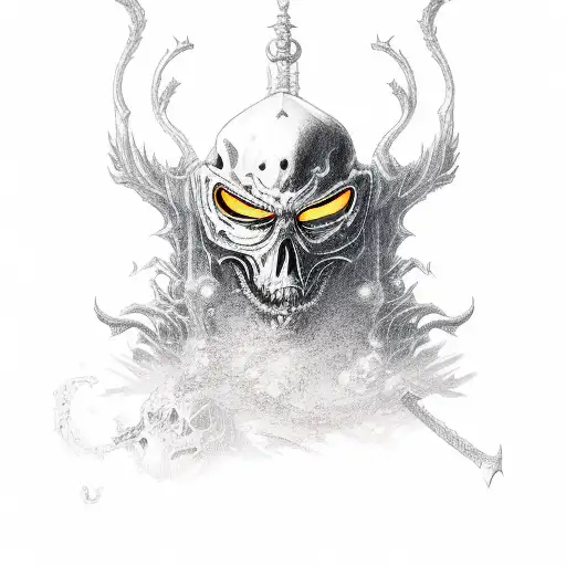 lich epic tattoo design idea