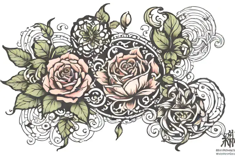 ajay love anita tattoo design idea