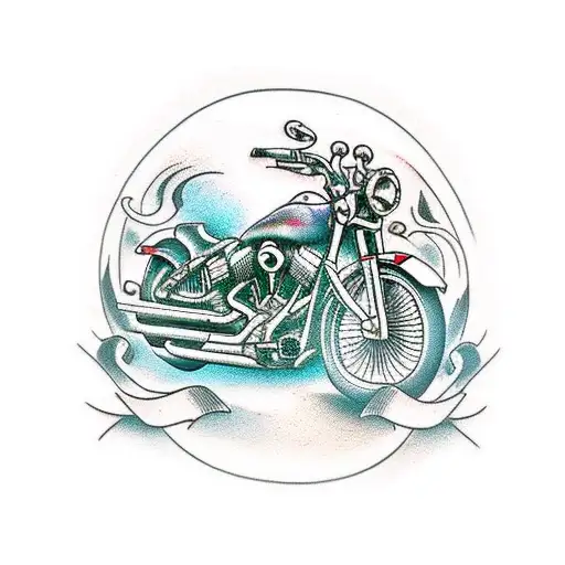 biker tattoo design idea