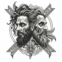 suicideboys related tattoo design idea