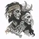 suicideboys related tattoo design idea