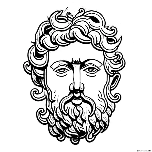 stocism marcus aurelius tattoo design idea
