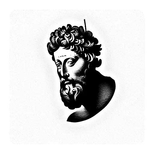 stocism marcus aurelius tattoo design idea