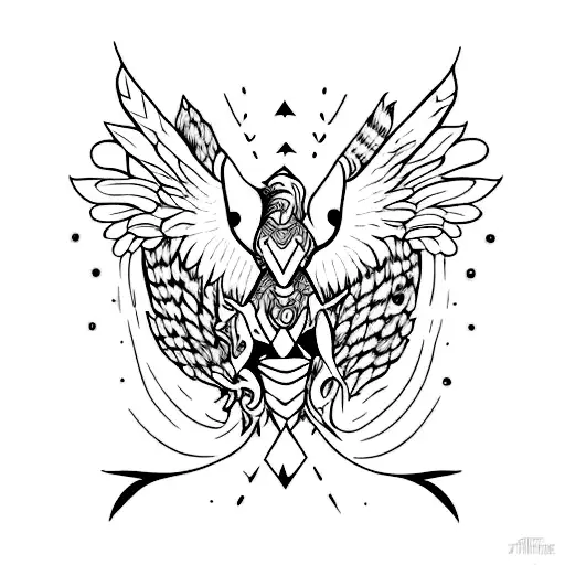 fenix tattoo design idea