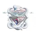 strive AND DEDICATION WRITING tattoo design idea