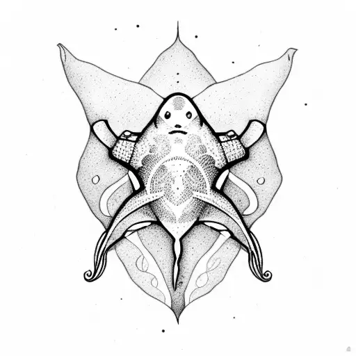 Sea Stingrays  tattoo design idea