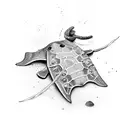 Sea Stingrays  tattoo design idea