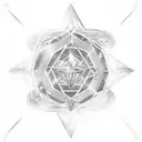 fire ice math family tattoo design idea