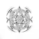 Celtic Knot tattoo design idea