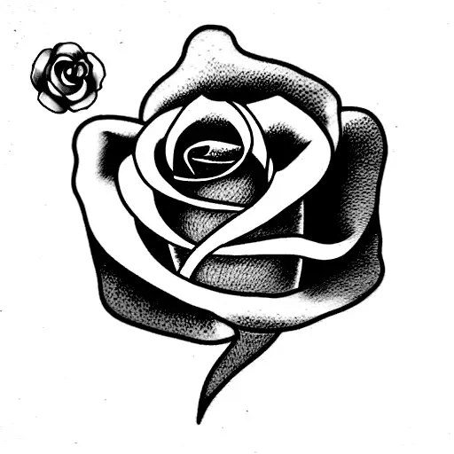 sword with rose wrapped around it  tattoo design idea