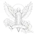 dad memorial tattoo design idea