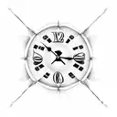 clock 1312 tattoo design idea
