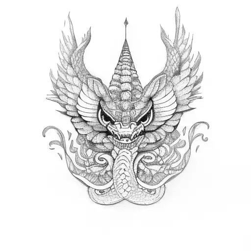 quetzalcoatl tattoo design idea