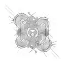 double trouble tattoo design idea