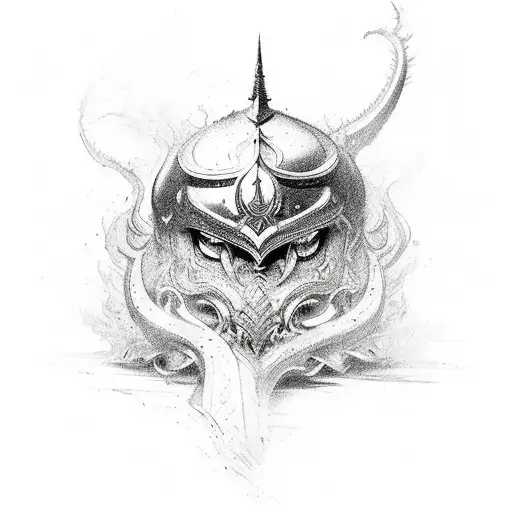 vajra tattoo design idea