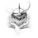 vajra tattoo design idea